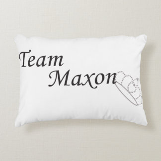 "Team Maxon" De selectie door Kiera Cass Pillow Accent Kussen