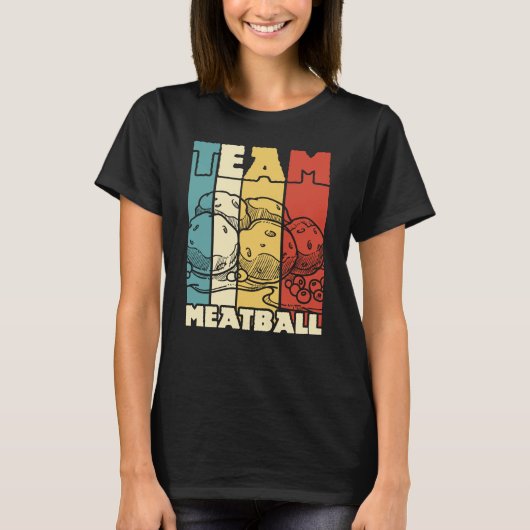 Team Meatball Retro T-shirt (Voorkant)