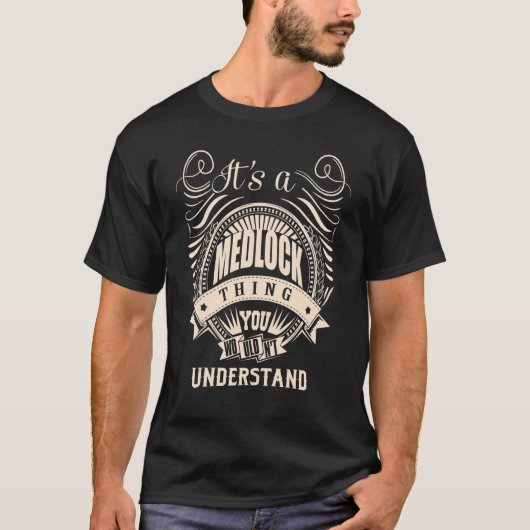 Team MEDLOCK Lifetime Lid T-shirt (Voorkant)