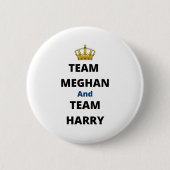 Team Meghan en Team Harry Ronde Button 5,7 Cm (Voorkant)