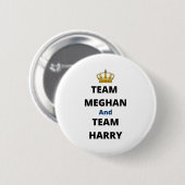 Team Meghan en Team Harry Ronde Button 5,7 Cm (Voorkant /achterkant)