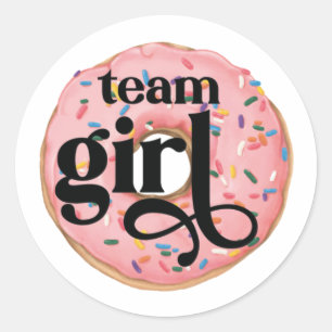 Team Meisje Donut Geslacht onthullen Sticker