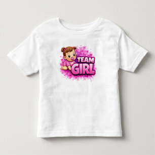 Team Meisje & Team Jongen Spetterend Ontwerp Kinder Shirts