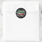 Team Melli - de bijnaam van het Iraanse team Ronde Sticker (Tas)
