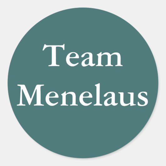 Team Menelaus sticker (Voorkant)