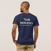 Team Mercedes Mannen Jersey Shirt (Achterkant volledig)