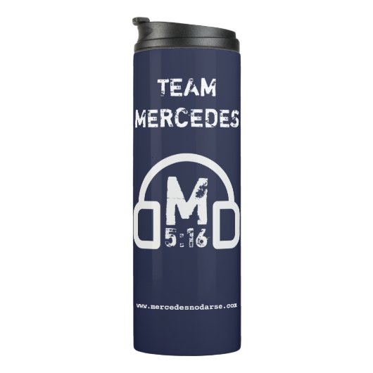 Team Mercedes Thermal Tumbler Thermosbeker (Geroteerd rechts)