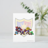 Team Meridell Group Briefkaart (Staand voorkant)