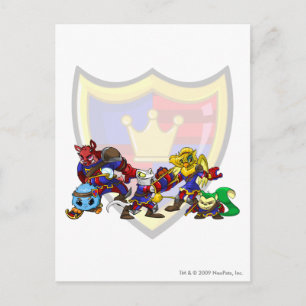 Team Meridell Group Briefkaart