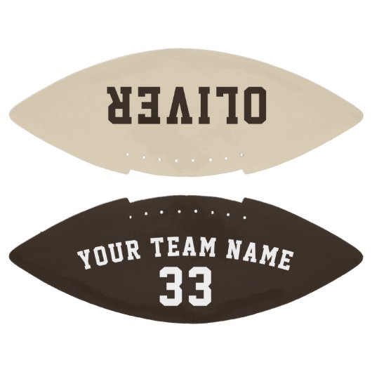 Team met aangepaste naam speler american football (Panelen)