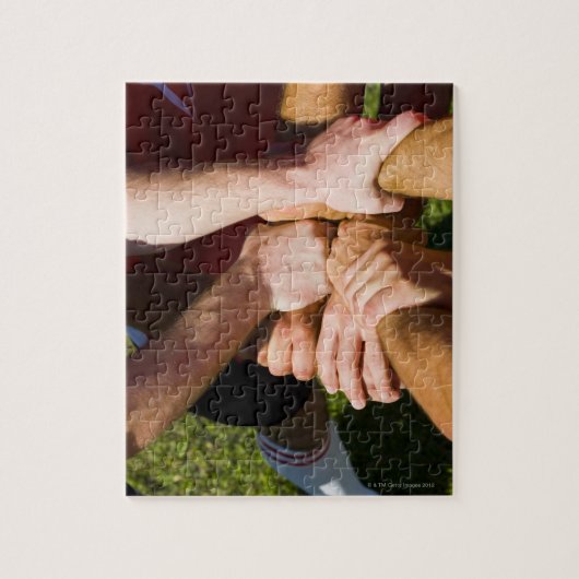 Team met wapens legpuzzel (Verticaal)