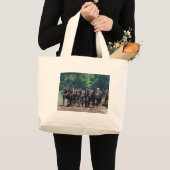 Team met zes paarden grote tote bag (Voorkant (product))