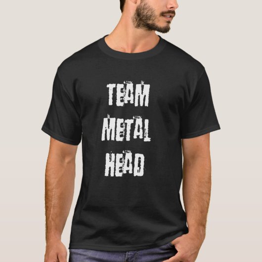 Team Metaal Hoofd T-shirt (Voorkant)