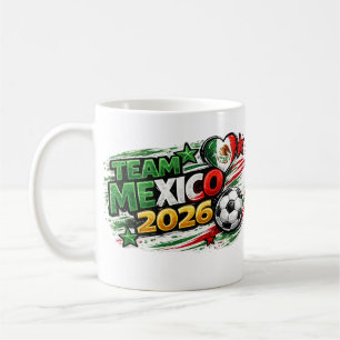 TEAM MEXICO 2026 Fan  Mexicaanse trots voetb Koffiemok