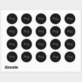 Team middenschool squad midden school leraar ronde sticker (Vel)