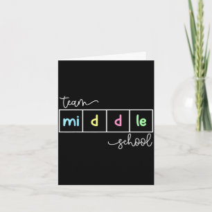 Team middenschool squad middenschool leraar kaart