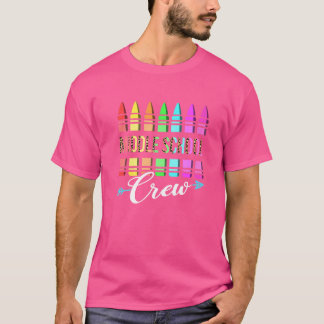 Team Middle School Creed Back to School Crayons Ki T-shirt