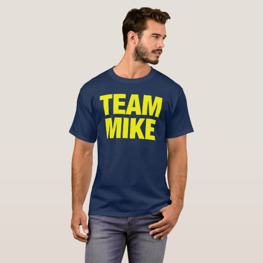 Team Mike T-shirt (Voorkant volledig)