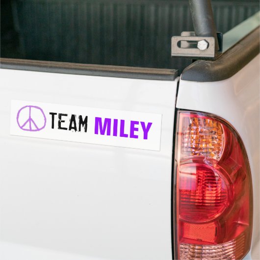 Team Miley Bumpersticker (Op Truck)