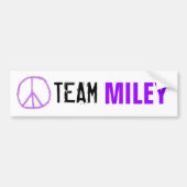 Team Miley Bumpersticker (Voorkant)