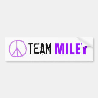 Team Miley Bumpersticker