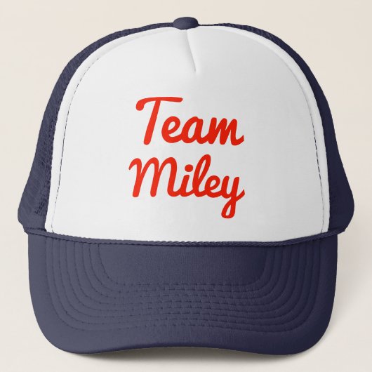 Team Miley Trucker Pet (Voorkant)