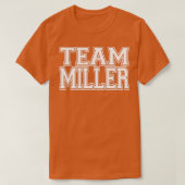 Team Miller T-shirt (Design voorkant)