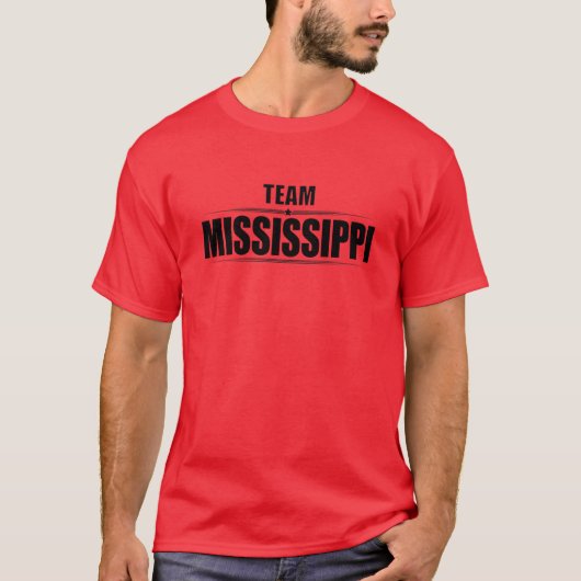 TEAM MISSISSIPPI T-SHIRT (Voorkant)