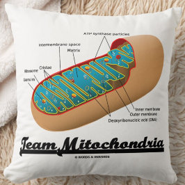 Team Mitochondria (Mitochondrion Humor) Kussen