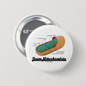 Team Mitochondria (Mitochondrion Humor) Ronde Button 5,7 Cm (Voorkant /achterkant)