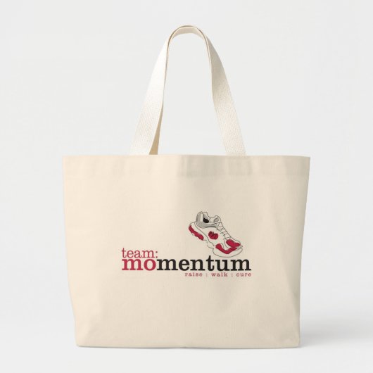 Team Mo Grote Tote Bag (Voorkant)