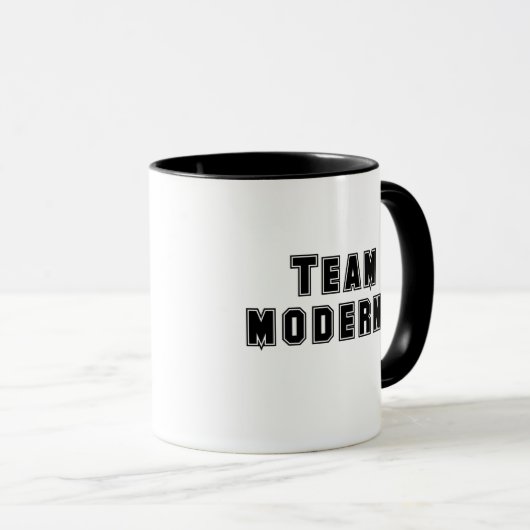 Team Moderna mok (Voorkant rechts)