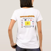Team Modifiziert Babydoll T-shirt (Achterkant)