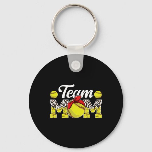 Team Moeder Luipaard Softll Team Moeder Softll Tea Sleutelhanger (Voorkant)