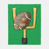 Team Moeder Schattige Gepersonaliseerd Football Gi Fleece Deken (Voorkant)