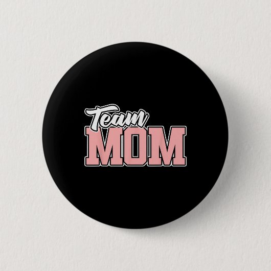 Team Moeder Verkoop Softll Voetbal Volleyll Voetll Ronde Button 5,7 Cm (Voorkant)