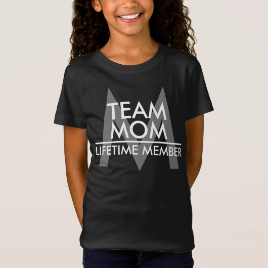 TEAM MOM Lifetime Member T-Shirt (Voorkant)