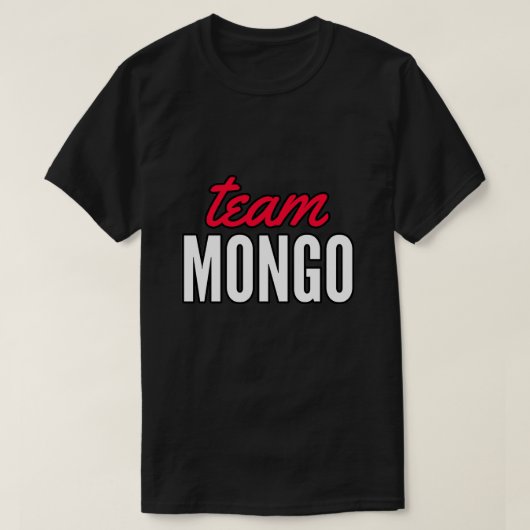 Team Mongo T-shirt (Design voorkant)