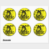 Team Monkey Wrench Ronde Sticker (Vel)