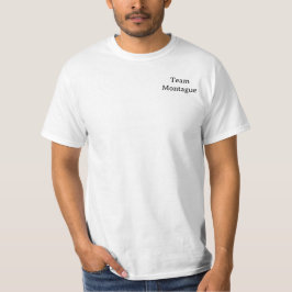 Team Montague (bovenhoek) T-shirt