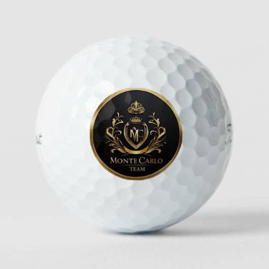 Team Monte Carlo Golf Golfballen (Voorkant)