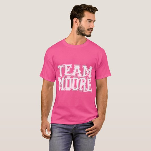 Team Moore T-shirt (Voorkant volledig)