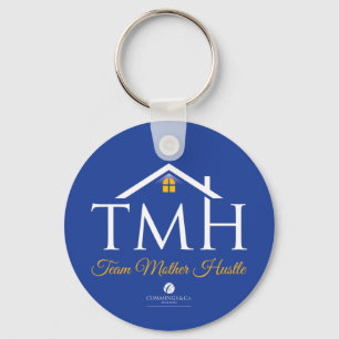 Team Mother Hustle Ronde Aluminium Sleutelhanger