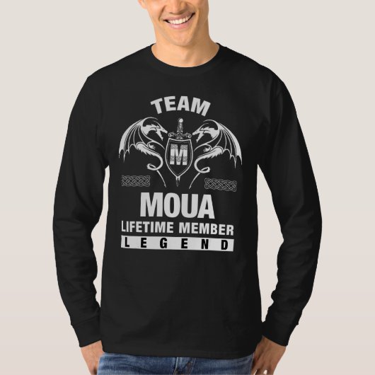 Team Moua Levenslang Lid T-shirt (Voorkant)