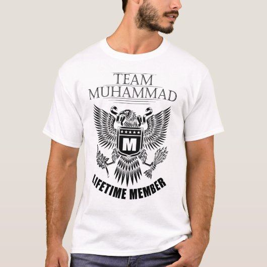 Team Muhammad Levenslang lid T-shirt (Voorkant)