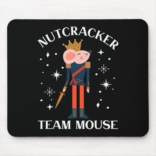 Team Muis Notenkraker Kerst Dans Fun Soldaat Muismat (Voorkant)
