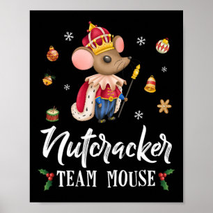 Team Muis Notenkraker Kerst Dans Fun Soldaat Poster