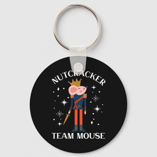 Team Muis Notenkraker Kerst Dans Fun Soldaat Sleutelhanger (Voorkant)
