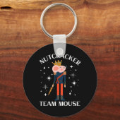 Team Muis Notenkraker Kerst Dans Fun Soldaat Sleutelhanger (Voorkant)