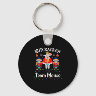Team Muis Notenkraker Kerst Dans Grappige Soldaat Sleutelhanger